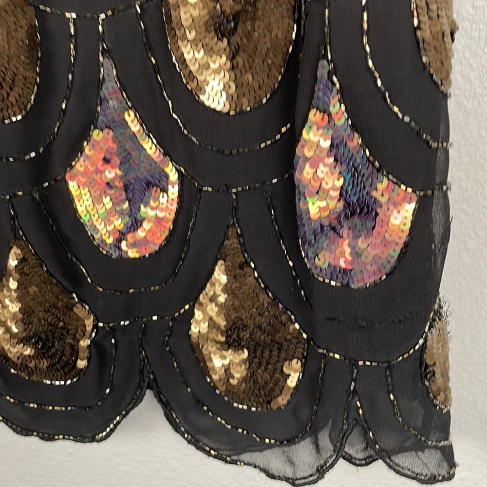 Betsy & Adams Sequin Open Back Fancy Dress Ladies… - image 6